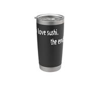 Amo il sushi The End Bicchiere termico in acciaio inox doppia parete