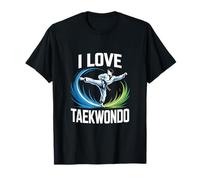 Amo il Taekwondo Entusiast Pride Maglietta