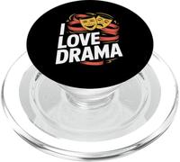 Amo il teatro drammatico, la commedia, le maschere della tragedia PopSockets PopGrip per MagSafe