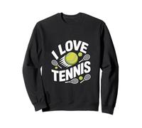 Amo il Tennis Sport Appassionati Felpa