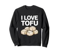 Amo Il Tofu, Amante del Cibo Vegano, Umorismo Felpa