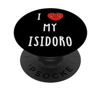 Amo Isidoro Nome Divertente PopSockets PopGrip Adesivo