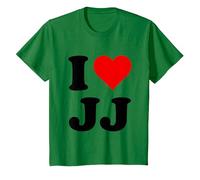 Amo JJ Maglietta, Bambini, Verde Mela, 8 Anni