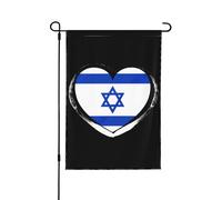 Amo la bandiera del giardino di Israele. Bandiera del cortile di Israele. Dio prega per il cartello della bandiera di Israele. Sto con la bandiera di Israele. Bandiera del giardino forte di Israele.