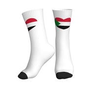 Amo La Bandiera Del Sudan, Il Cuore Del Sultano Unisex Calzini Termici Anti-Attrito Calzini Sportivi Leggeri Calze Da Trekking Per Corsa Passeggio Montagna