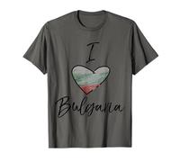 Amo la Bandiera della Bulgaria nel Cuore Maglietta