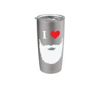 Amo la barba piena Bicchiere termico in acciaio inox doppia parete
