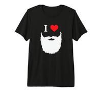 Amo la Barba Piena Maglietta Premium