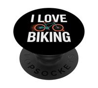 Amo la bicicletta Avventura Divertimento Amanti della bicicletta PopSockets PopGrip Adesivo