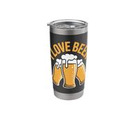 Amo la birra Cheers Craft Ale Bicchiere termico in acciaio inox doppia parete