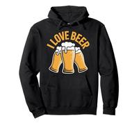 Amo la Birra Cheers Craft Ale Felpa con Cappuccio