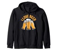 Amo la Birra Cheers Craft Ale Felpa con Cappuccio