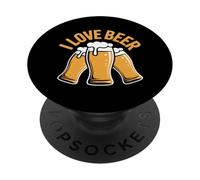 Amo la birra Cheers Craft Ale PopSockets PopGrip Adesivo