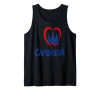 Amo la Cambogia con Angkor Wat Canotta