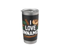 Amo la cannella Bicchiere termico in acciaio inox doppia parete