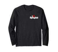 Amo LA Città di Heart Springfield Maglia a Manica