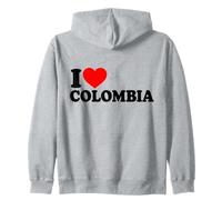 Amo la Colombia Felpa con Cappuccio