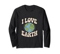 Amo la consapevolezza della conservazione del Pianeta Terra Maglia a Manica