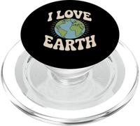 Amo la consapevolezza della conservazione del pianeta Terra PopSockets PopGrip per MagSafe