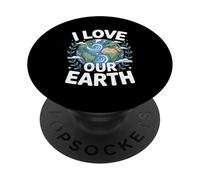 Amo la conservazione della natura della nostra terra PopSockets PopGrip Adesivo