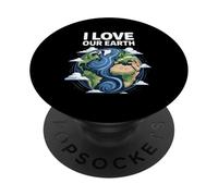 Amo la conservazione della natura della nostra terra PopSockets PopGrip Adesivo