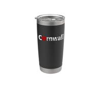 Amo la Cornovaglia Bicchiere termico in acciaio inox doppia parete