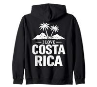 Amo la Costa Rica Felpa con Cappuccio