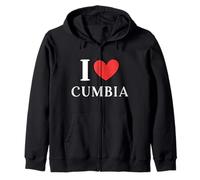 Amo la Danza Cumbia Felpa con Cappuccio