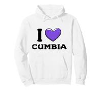 Amo la Danza Cumbia Felpa con Cappuccio