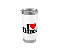 AMO LA DANZA DEL CUORE Bicchiere termico in acciaio inox doppia parete