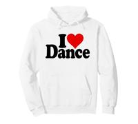 Amo LA Danza del Cuore Felpa con Cappuccio