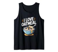 Amo la farina d'avena Deliziosa colazione Divertimento Canotta