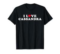 Amo la fidanzata Cassandra & Fidanzato Cassandra Nome Maglietta