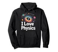 Amo la Fisica Appassionato Cosmico Felpa con Cappuccio