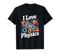 Amo la fisica Appassionato di mele cosmiche Maglietta