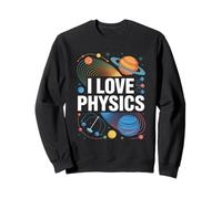 Amo la Fisica | Cosmic Planets Design Felpa