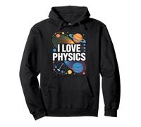 Amo la Fisica | Cosmic Planets Design Felpa con Cappuccio