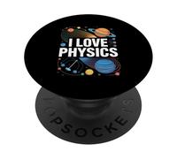 Amo la fisica | Cosmic Planets Design PopSockets PopGrip Adesivo