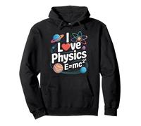 Amo la Fisica E=MC² Appassionato della Scienza Felpa con Cappuccio