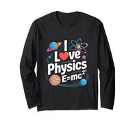 Amo la Fisica E=MC² Appassionato della Scienza Maglia a Manica