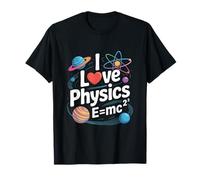 Amo la Fisica E=MC² Appassionato della Scienza Maglietta