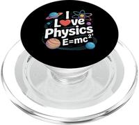 Amo la fisica E=mc² Appassionato della scienza PopSockets PopGrip per MagSafe