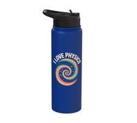 Amo la fisica Energetic Swirl Visual Delight Stainless Steel Insulated Water Bottle