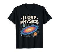 Amo la fisica Entusiasmo del sistema solare Maglietta