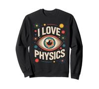 Amo la fisica Eye Universe Cosmic Design Felpa