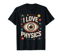 Amo la fisica Eye Universe Cosmic Design Maglietta