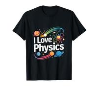 Amo la fisica, i pianeti atomici cosmici Maglietta