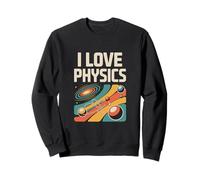 Amo la fisica Retro Galaxy Exploration Felpa