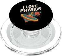 Amo la fisica, scienza retrò, arte spaziale PopSockets PopGrip per MagSafe