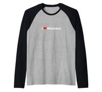 Amo la Follia Maglia con Maniche Raglan